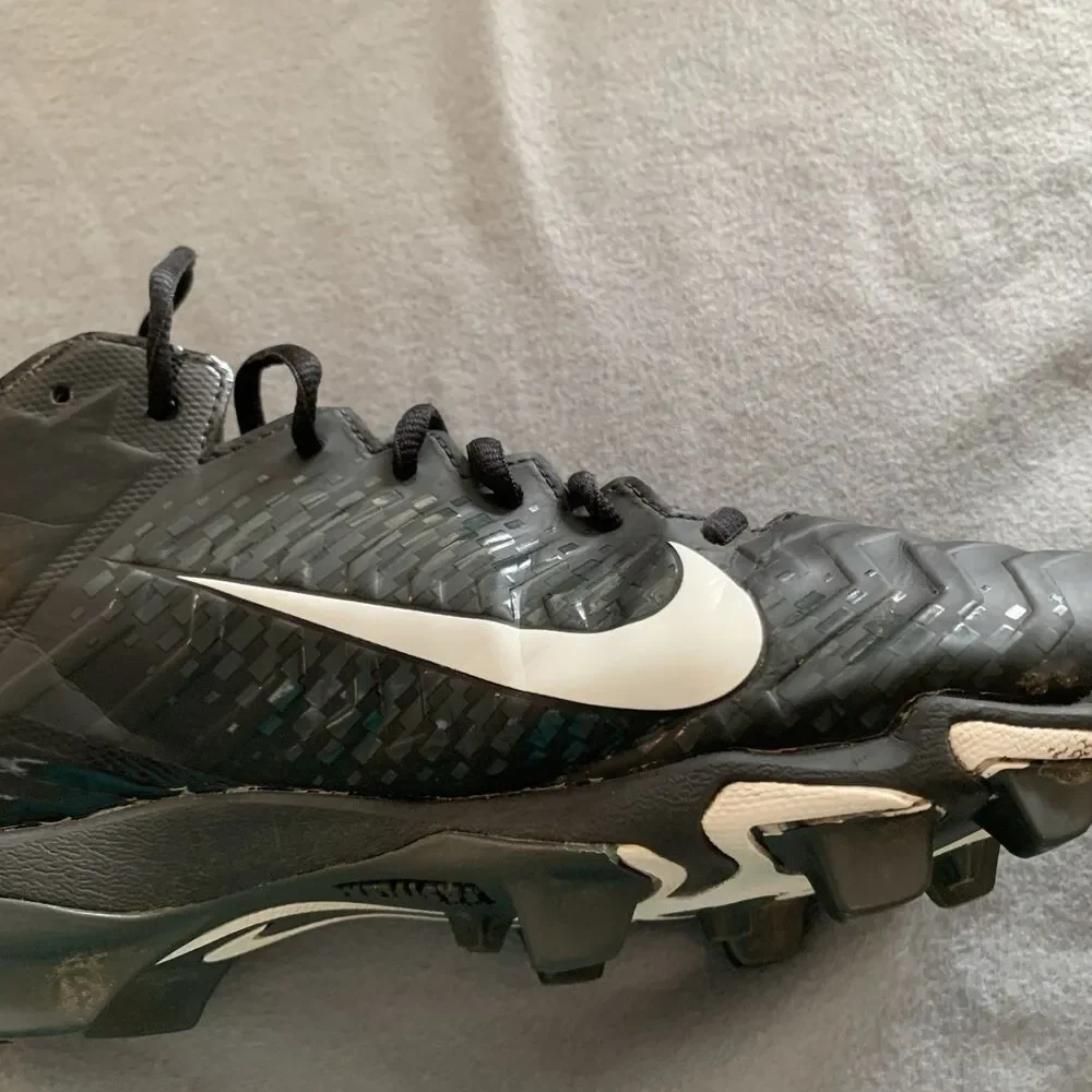 Nike Alpha Baseball Cleats Black Size US 9 W UK 8 EUR 42.5 Good Practice Cleats